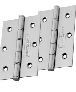 Eurospec 3 Inch Stainless Steel Washered Hinges, Polished Or Satin Stainless Steel Finish (Sold In Pairs)