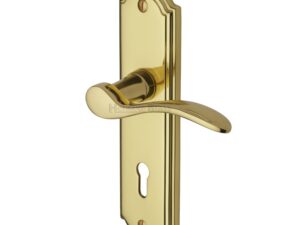 Heritage Brass Howard Polished Brass Door Handles (Sold In Pairs)