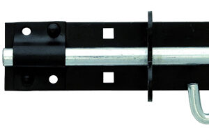 Eurospec Brenton Padbolt For Padlocks, (150Mm Or 200Mm), Epoxy Black