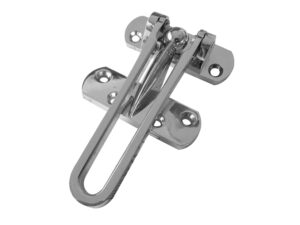 Frelan Hardware Security Door Guard, Polished Chrome