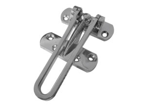 Frelan Hardware Security Door Guard, Satin Chrome