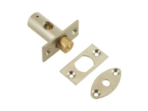 Frelan Hardware Mortice Rack Bolt (14Mm Backset), Nickel Plate