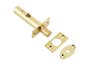 Frelan Hardware Mortice Rack Bolt (28Mm Backset), Polished Brass