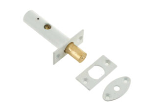 Frelan Hardware Mortice Rack Bolt (28Mm Backset), White