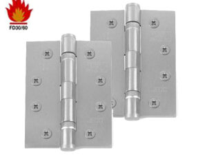 Frelan Hardware 4 Inch Ball Bearing Hinges, Satin Chrome