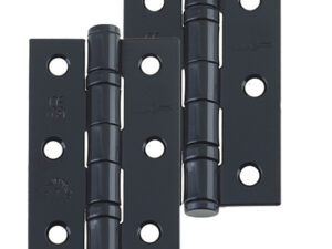 Frelan Hardware 3 Inch Ball Bearing Hinges, Black Finish (Sold In Pairs)