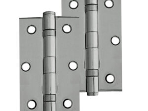 Frelan Hardware 3 Inch Ball Bearing Hinges, Polished Chrome (Sold In Pairs)