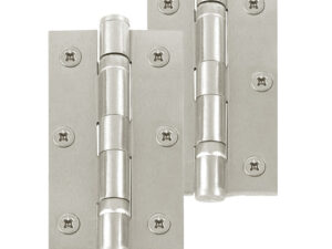 Frelan Hardware 3 Inch Ball Bearing Hinges, Satin Nickel (Sold In Pairs)