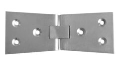 Frelan Hardware Counter Flap Hinges, Satin Chrome (Sold In Pairs)