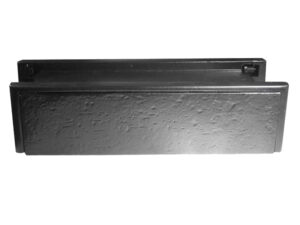 Frelan Hardware Telescopic Pvcu Sleeved Letterplate (274Mm X 71Mm), Black Antique