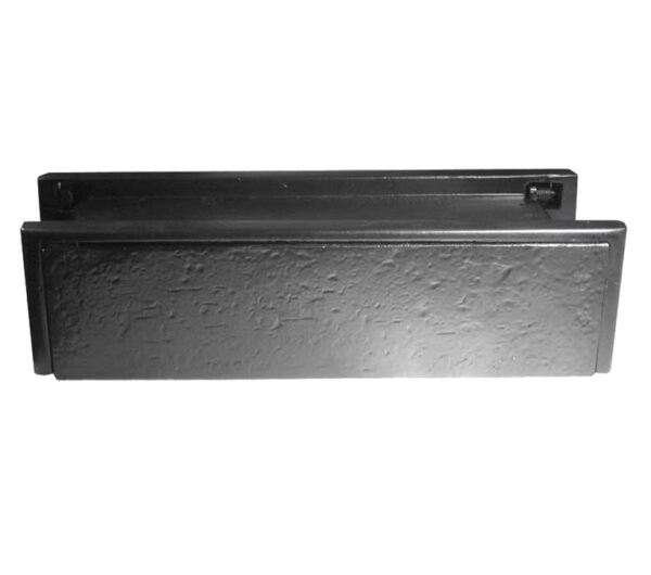 Frelan Hardware Telescopic Pvcu Sleeved Letterplate (274Mm X 71Mm), Black Antique