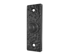 Frelan Hardware Rectangular Bell Push (76Mm X 25Mm), Black Antique