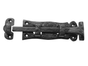 Frelan Hardware Straight Barrel Bolt (125Mm), Black Antique