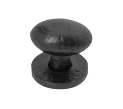 Frelan Hardware Oval Cupboard Knob (40Mm X 30Mm), Black Antique