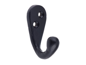 Frelan Hardware Single Robe Hook, Black Antique