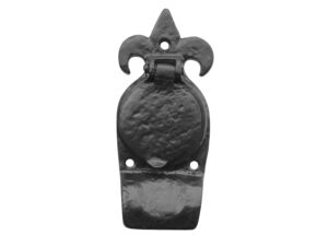 Frelan Hardware Fleur De Lys Cylinder Cover, Black Antique