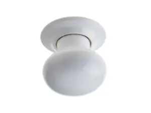 Porcelain Mortice Door Knob White