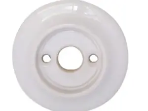 Replacement Roses For Porcelain Door Knobs White