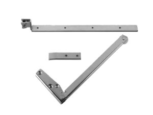 Frelan Hardware Overhead Door Selector, Satin Nickel