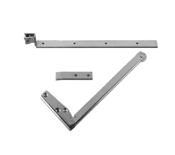 Frelan Hardware Overhead Door Selector, Satin Nickel