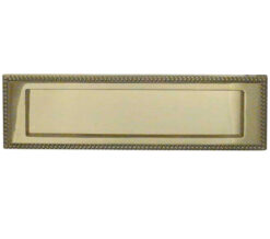 Frelan Hardware Georgian Brass Letterplate (254Mm X 76Mm), Polished Brass