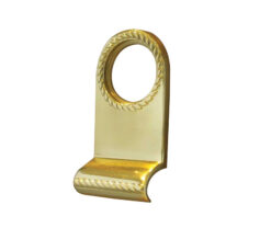 Frelan Hardware Georgian Cylinder Pull, Polished Brass