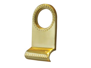 Frelan Hardware Georgian Cylinder Pull, Polished Brass