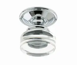 Jh1171 Moderno Clear Glass Mortice Knob Furniture