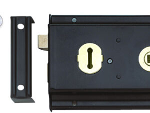 Eurospec Rim Lock, Black Finish