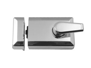 Frelan Hardware Roller Bolt Nightlatch, Polished Chrome