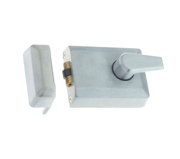 Frelan Hardware Roller Bolt Nightlatch, Satin Chrome