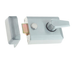 Frelan Hardware Standard Stile Nightlatch, Satin Chrome