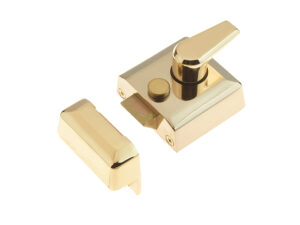 Frelan Hardware Narrow Stile Nightlatch, Polished Brass