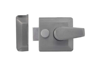 Frelan Hardware Narrow Stile Nightlatch, Satin Chrome