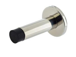 Frelan Hardware Cylinder Wall Mounted Projecting Door Stop (79Mm X 20Mm), Polished Stainless Steel