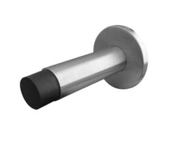 Frelan Hardware Cylinder Wall Mounted Projecting Door Stop (79Mm X 20Mm), Satin Stainless Steel