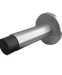 Frelan Hardware Cylinder Wall Mounted Projecting Door Stop (79Mm X 20Mm), Satin Stainless Steel