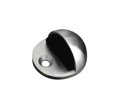 Frelan Hardware Oval Floor Mounted Door Stop (45Mm X 22.5Mm), Satin Stainless Steel