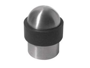 Frelan Hardware Dome Top Cylinder Floor Mounted Door Stop (30Mm X 40Mm), Satin Stainless Steel