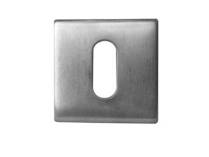 Frelan Hardware Standard Profile Square Escutcheon (52Mm X 52Mm X 7Mm), Satin Stainless Steel