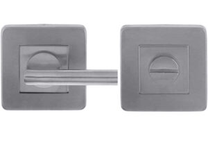 Frelan Hardware Square Easy Bathroom Turn & Release (52Mm X 7Mm), Satin Stainless Steel