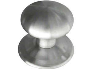 Frelan Hardware Centre Door Knob, Satin Stainless Steel