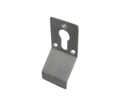 Frelan Hardware Euro Profile Cylinder Latch Pull, Satin Stainless Steel