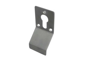 Frelan Hardware Euro Profile Cylinder Latch Pull, Satin Stainless Steel