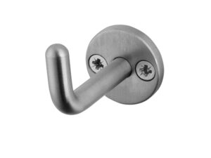 Frelan Hardware Robe Hook, Satin Stainless Steel