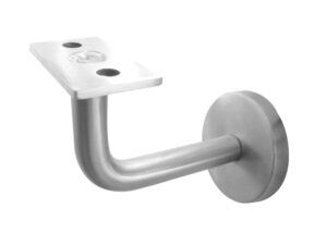 Frelan Hardware Handrail Bracket, Satin Stainless Steel