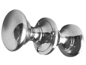 Contract Rim Door Knob Polished Chrome