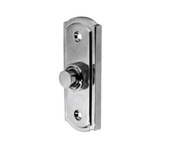 Frelan Hardware Sloan Bell Push, Polished Chrome