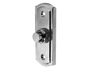 Frelan Hardware Sloan Bell Push, Polished Chrome