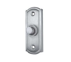 Frelan Hardware Sloan Bell Push, Satin Chrome